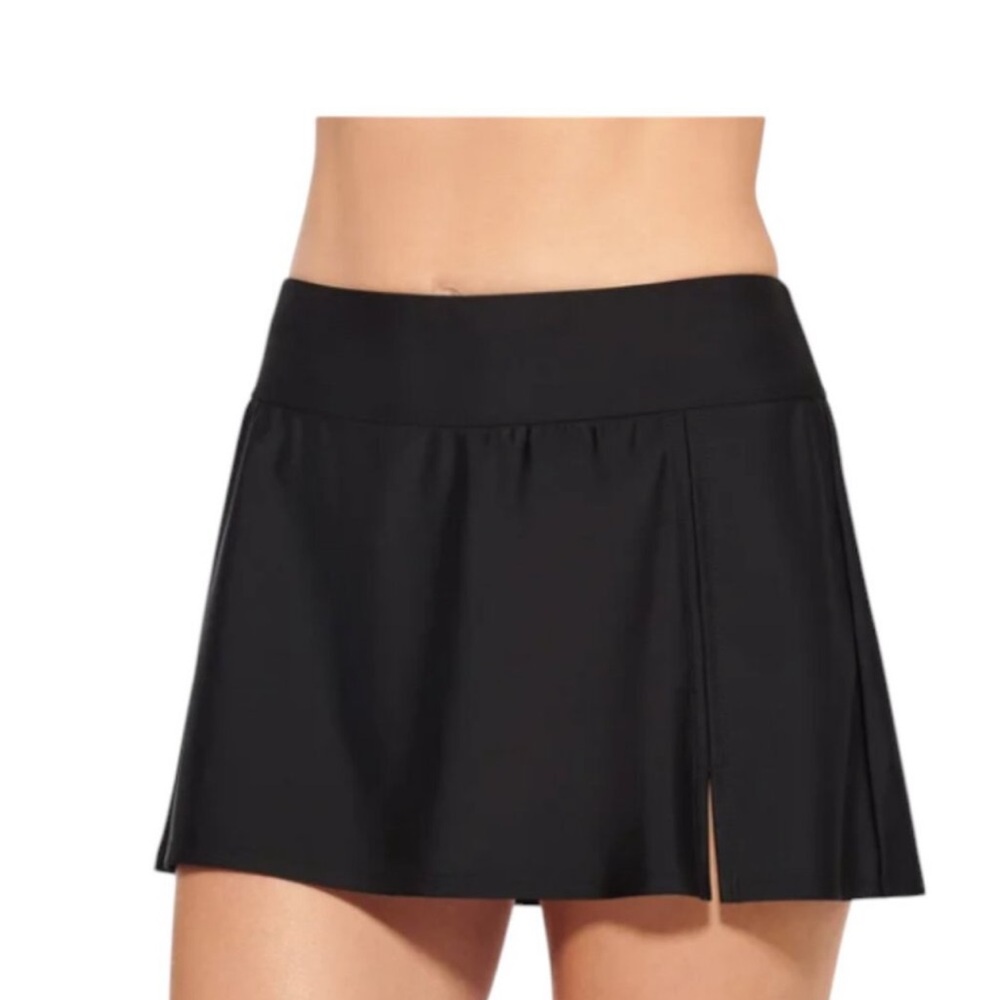 🖤XXL: Christina High Waist Swim Skirt
Black